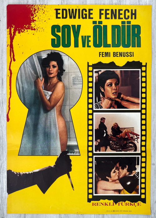 Strip Nude for Your Killer / Nude per l'assassino – Turkish One-Sheet